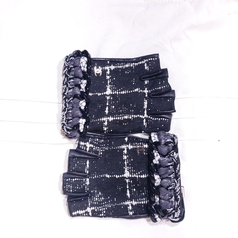 Chanel Fingerless Gloves
